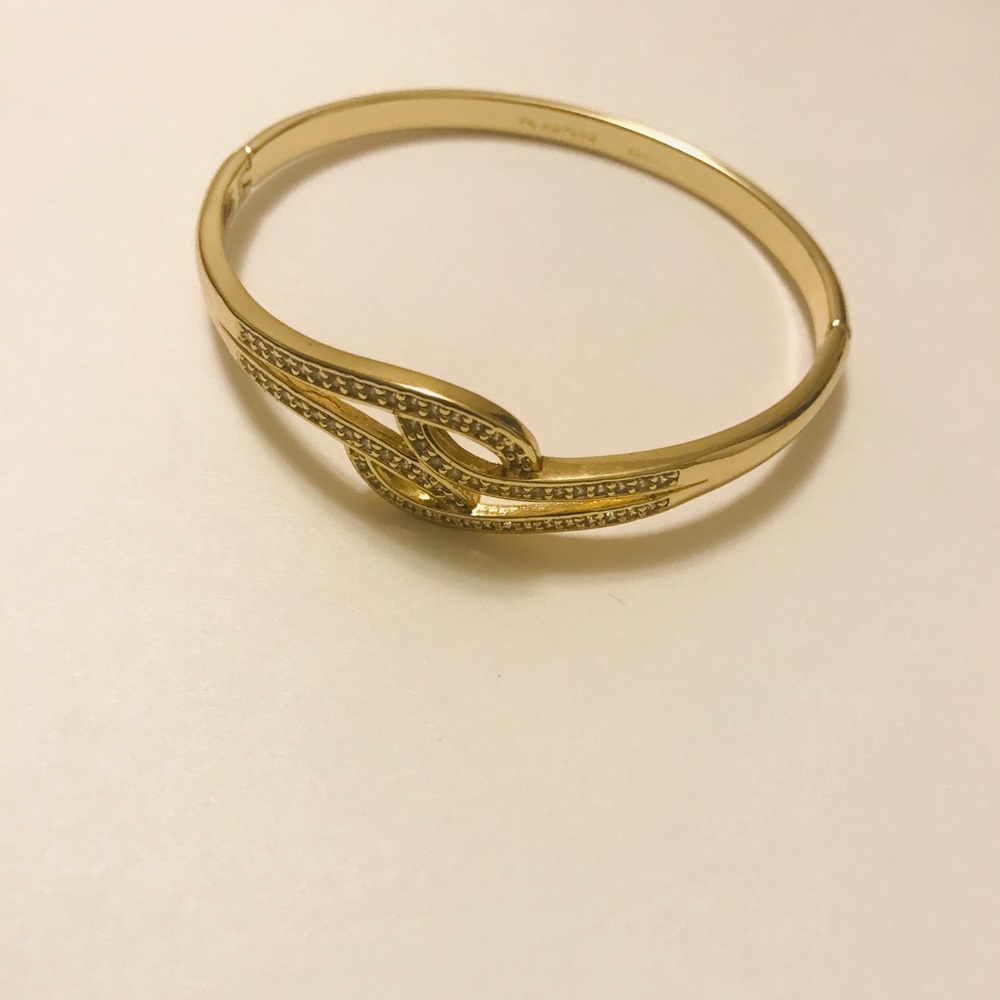 Gold Plated with Rhinestone bracelet